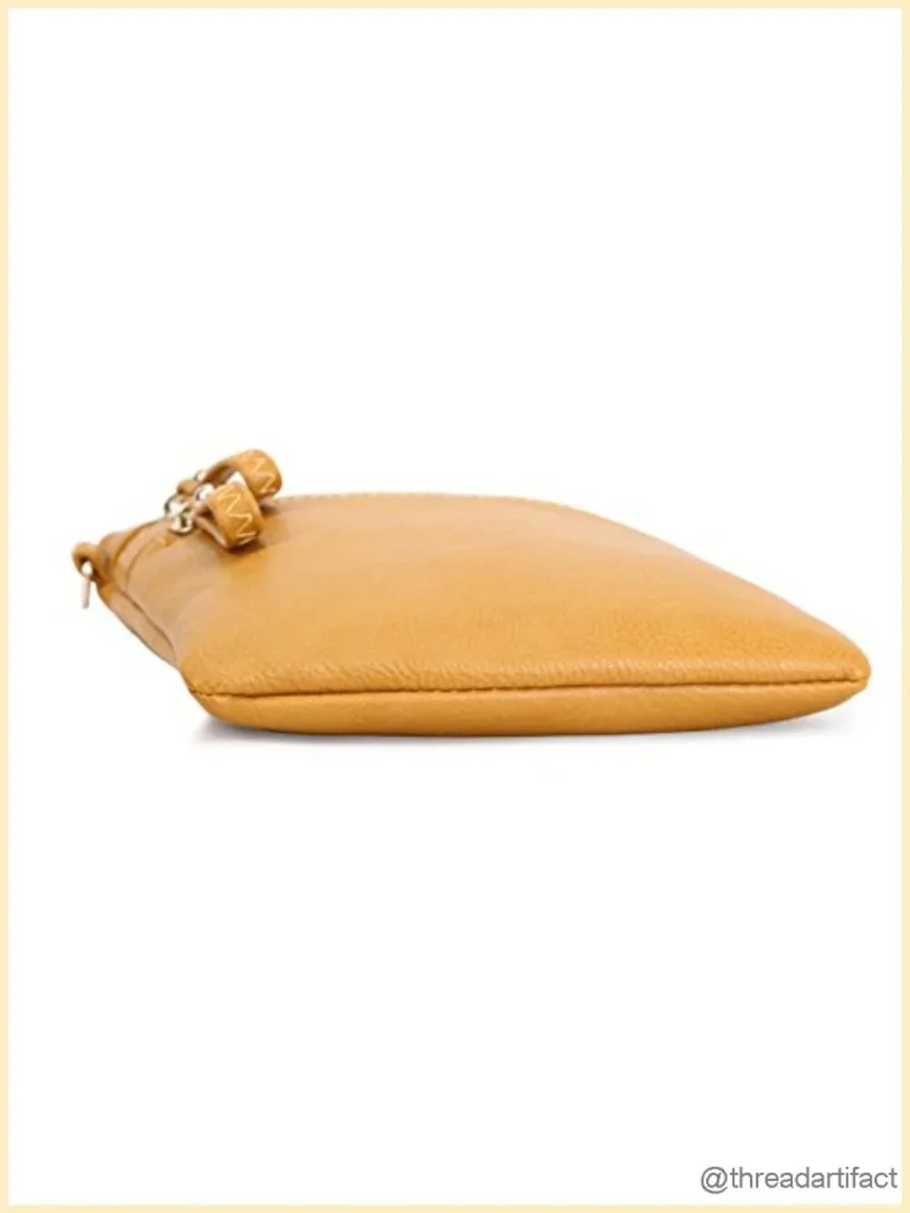 Faux Leather Crossbody Bag with Detachable Wristlet - Small Multi Zipper Pockets